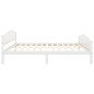 vidaXL Giroletto senza Materasso Bianco 160x200 cm in Legno di Pino vidaXL Giroletto senza Materasso Bianco 160x200 cm in Legno di Pino