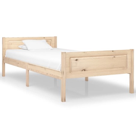 vidaXL Giroletto in Legno Massello di Pino 100x200 cm