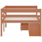 vidaXL Giroletto con Cassetti Grigio Scuro in Legno di Pino 90x200 cm vidaXL Giroletto con Cassetti Grigio Scuro in Legno di Pino 90x200 cm