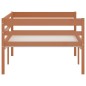 vidaXL Giroletto Marrone Miele in Legno Massello di Pino 90x200 cm vidaXL Giroletto Marrone Miele in Legno Massello di Pino 90x200 cm