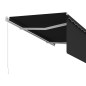 Tenda da Sole Retrattile Manuale con Parasole 3x2,5m Antracite Tenda da Sole Retrattile Manuale con Parasole 3x2,5m Antracite