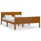 vidaXL Giroletto Marrone Miele in Legno Massello di Pino 160x200 cm vidaXL Giroletto Marrone Miele in Legno Massello di Pino 160x200 cm