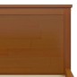 vidaXL Giroletto Marrone Miele in Legno Massello di Pino 120x200 cm vidaXL Giroletto Marrone Miele in Legno Massello di Pino 120x200 cm
