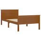 vidaXL Giroletto Marrone Miele in Legno Massello di Pino 100x200 cm vidaXL Giroletto Marrone Miele in Legno Massello di Pino 100x200 cm