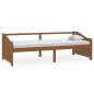 vidaXL Divano Letto a 3 Posti Miele in Legno Massello di Pino 90x200cm vidaXL Divano Letto a 3 Posti Miele in Legno Massello di Pino 90x200cm