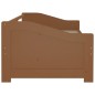 vidaXL Divano Letto a 3 Posti Miele in Legno Massello di Pino 90x200cm vidaXL Divano Letto a 3 Posti Miele in Legno Massello di Pino 90x200cm
