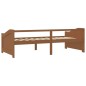 vidaXL Divano Letto a 3 Posti Miele in Legno Massello di Pino 90x200cm vidaXL Divano Letto a 3 Posti Miele in Legno Massello di Pino 90x200cm