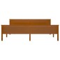 vidaXL Giroletto Marrone Miele in Legno Massello di Pino 200x200 cm