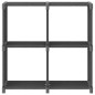 vidaXL Mensola con 4 Vani a Cubo Grigia 69x30x72,5 cm in Tessuto vidaXL Mensola con 4 Vani a Cubo Grigia 69x30x72,5 cm in Tessuto