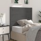 Testiera per Letto Grigia 96x4x100 cm in Legno Massello di Pino Testiera per Letto Grigia 96x4x100 cm in Legno Massello di Pino