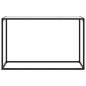 vidaXL Tavolo Consolle Bianco 120x35x75 cm in Vetro Temperato vidaXL Tavolo Consolle Bianco 120x35x75 cm in Vetro Temperato