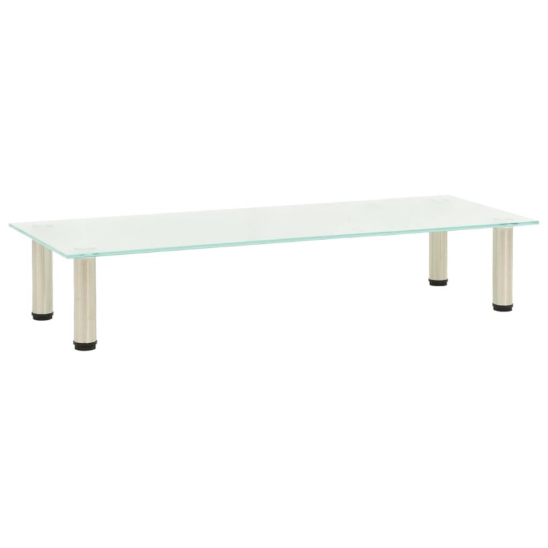 322768 vidaXL TV Stand Frosted 100x35x17 cm Tempered Glass 322768 vidaXL TV Stand Frosted 100x35x17 cm Tempered Glass