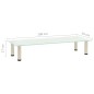 322768 vidaXL TV Stand Frosted 100x35x17 cm Tempered Glass 322768 vidaXL TV Stand Frosted 100x35x17 cm Tempered Glass