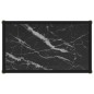 vidaXL Tavolo Consolle Nero 60x35x75 cm in Vetro Temperato vidaXL Tavolo Consolle Nero 60x35x75 cm in Vetro Temperato