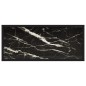 vidaXL Tavolo Consolle Nero 80x35x75 cm in Vetro Temperato vidaXL Tavolo Consolle Nero 80x35x75 cm in Vetro Temperato