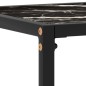 vidaXL Tavolo Consolle Nero 80x35x75 cm in Vetro Temperato vidaXL Tavolo Consolle Nero 80x35x75 cm in Vetro Temperato