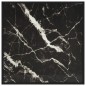 vidaXL Tavolino da Salotto Nero con Vetro Marmo Nero 80x80x35 cm vidaXL Tavolino da Salotto Nero con Vetro Marmo Nero 80x80x35 cm