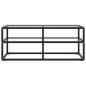 vidaXL Mobile Porta TV Nero con Vetro Temperato 100x40x40 cm vidaXL Mobile Porta TV Nero con Vetro Temperato 100x40x40 cm