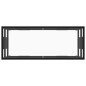 vidaXL Mobile Porta TV Nero con Vetro Temperato 100x40x40 cm vidaXL Mobile Porta TV Nero con Vetro Temperato 100x40x40 cm