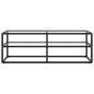 vidaXL Mobile Porta TV Nero con Vetro Temperato 120x40x40 cm vidaXL Mobile Porta TV Nero con Vetro Temperato 120x40x40 cm
