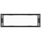 vidaXL Mobile Porta TV Nero con Vetro Temperato 120x40x40 cm vidaXL Mobile Porta TV Nero con Vetro Temperato 120x40x40 cm