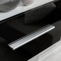 Unità Mobile Vetrina TV a Parete 5 pz Illuminazione LED Nero Unità Mobile Vetrina TV a Parete 5 pz Illuminazione LED Nero
