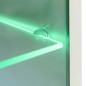 Unità Mobile Vetrina TV a Parete 5 pz Illuminazione LED Nero Unità Mobile Vetrina TV a Parete 5 pz Illuminazione LED Nero