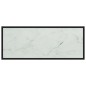 vidaXL Mobile Porta TV Nero con Vetro Marmo Bianco 100x40x40 cm vidaXL Mobile Porta TV Nero con Vetro Marmo Bianco 100x40x40 cm