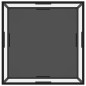 vidaXL Tavolino Trasparente e Nero 80x80x35cm in Vetro Temperato vidaXL Tavolino Trasparente e Nero 80x80x35cm in Vetro Temperato