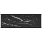 vidaXL Tavolo Consolle Nero 100x35x75 cm in Vetro Temperato vidaXL Tavolo Consolle Nero 100x35x75 cm in Vetro Temperato