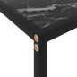 vidaXL Tavolo Consolle Nero 100x35x75 cm in Vetro Temperato vidaXL Tavolo Consolle Nero 100x35x75 cm in Vetro Temperato