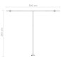 Tenda da Sole Retrattile Manuale 300x250 cm Arancione e Marrone