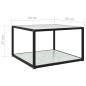 vidaXL Tavolino da Salotto Bianco 60x60x35 cm in Vetro Temperato vidaXL Tavolino da Salotto Bianco 60x60x35 cm in Vetro Temperato