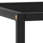 vidaXL Tavolino da Salotto Nero con Vetro Nero 90x90x50 cm vidaXL Tavolino da Salotto Nero con Vetro Nero 90x90x50 cm