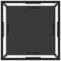 vidaXL Tavolino da Salotto Trasparente e Nero 60x60x35cm in Vetro Temperato vidaXL Tavolino da Salotto Trasparente e Nero 60x60x35cm in Vetro Temperato
