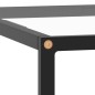vidaXL Tavolino da Salotto Nero con Vetro Temperato 80x80x35 cm vidaXL Tavolino da Salotto Nero con Vetro Temperato 80x80x35 cm