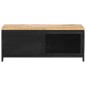 vidaXL Tavolino da Caffè 90x50x37 cm in Legno Massello di Mango Grezzo vidaXL Tavolino da Caffè 90x50x37 cm in Legno Massello di Mango Grezzo