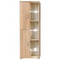 Parete Attrezzata Porta TV con Luci LED Rovere Sonoma Parete Attrezzata Porta TV con Luci LED Rovere Sonoma
