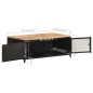 vidaXL Tavolino da Caffè 90x50x37 cm in Legno Massello di Mango Grezzo vidaXL Tavolino da Caffè 90x50x37 cm in Legno Massello di Mango Grezzo