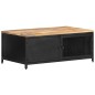 vidaXL Tavolino da Caffè 90x50x37 cm in Legno Massello di Mango Grezzo vidaXL Tavolino da Caffè 90x50x37 cm in Legno Massello di Mango Grezzo