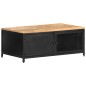 vidaXL Tavolino da Caffè 90x50x37 cm in Legno Massello di Mango Grezzo vidaXL Tavolino da Caffè 90x50x37 cm in Legno Massello di Mango Grezzo