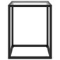 vidaXL Tavolino da Salotto Nero con Vetro Temperato 40x40x50 cm vidaXL Tavolino da Salotto Nero con Vetro Temperato 40x40x50 cm
