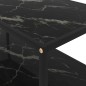 vidaXL Tavolino da Salotto Nero 100x50x35 cm in Vetro Temperato vidaXL Tavolino da Salotto Nero 100x50x35 cm in Vetro Temperato