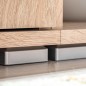 Parete Attrezzata Porta TV con Luci LED Rovere Sonoma Parete Attrezzata Porta TV con Luci LED Rovere Sonoma