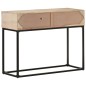 vidaXL Tavolo Consolle 100x35x76 cm Massello di Mango e Canna Naturale vidaXL Tavolo Consolle 100x35x76 cm Massello di Mango e Canna Naturale