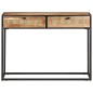 vidaXL Tavolo Consolle 100x35x75 cm in Legno di Mango e Canna Naturale vidaXL Tavolo Consolle 100x35x75 cm in Legno di Mango e Canna Naturale