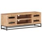 vidaXL Mobile Porta TV 110x30x40 cm in Legno Massello di Acacia vidaXL Mobile Porta TV 110x30x40 cm in Legno Massello di Acacia