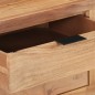 vidaXL Scrivania 107x45x79 cm Legno Massello d'Acacia con Spigoli Vivi