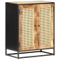 vidaXL Credenza 60x35x75 cm in Legno di Mango Grezzo e Canna Naturale vidaXL Credenza 60x35x75 cm in Legno di Mango Grezzo e Canna Naturale