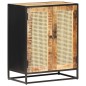 vidaXL Credenza 60x35x75 cm in Legno di Mango Grezzo e Canna Naturale vidaXL Credenza 60x35x75 cm in Legno di Mango Grezzo e Canna Naturale